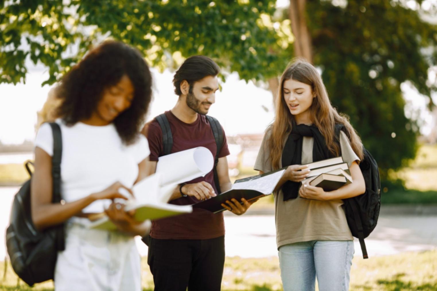 Studentin beim Lernen mit digitalen Finanztools